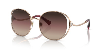 BVLGARI Sunglasses Pink Gold-Brown Grad Purple Grad Black | BVLGARI BV6181B Pink Gold-Brown Grad Purple Grad Black