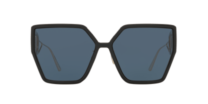 משקפי שמש של דיור שחור וזהב-כחול | Dior 30Montaigne BU Black & Gold-Blue