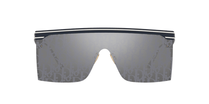 משקפי שמש של דיור כחול-כסף | Dior DiorClub M1U 31B8 Blue-Silver DiorOblique