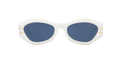משקפי שמש של דיור לבן כחול | Dior DiorSignature B1U White-Blue