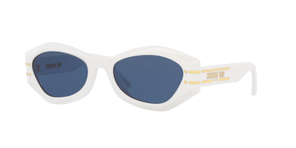 משקפי שמש של דיור לבן כחול | Dior DiorSignature B1U White-Blue