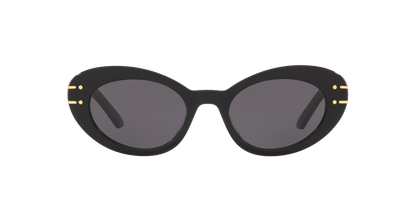משקפי שמש של דיור שחור מבריק-עשן | Dior DiorSignature B3U Black Shiny-Smoke