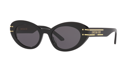 משקפי שמש של דיור שחור מבריק-עשן | Dior DiorSignature B3U Black Shiny-Smoke