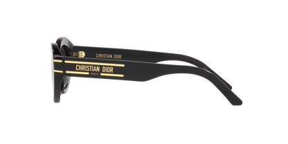 משקפי שמש של דיור שחור מבריק-עשן | Dior DiorSignature B3U Black Shiny-Smoke