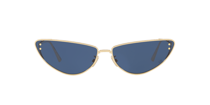 משקפי שמש של דיור זהב מבריק-כחול | Dior MissDior B1U Gold Shiny-Blue