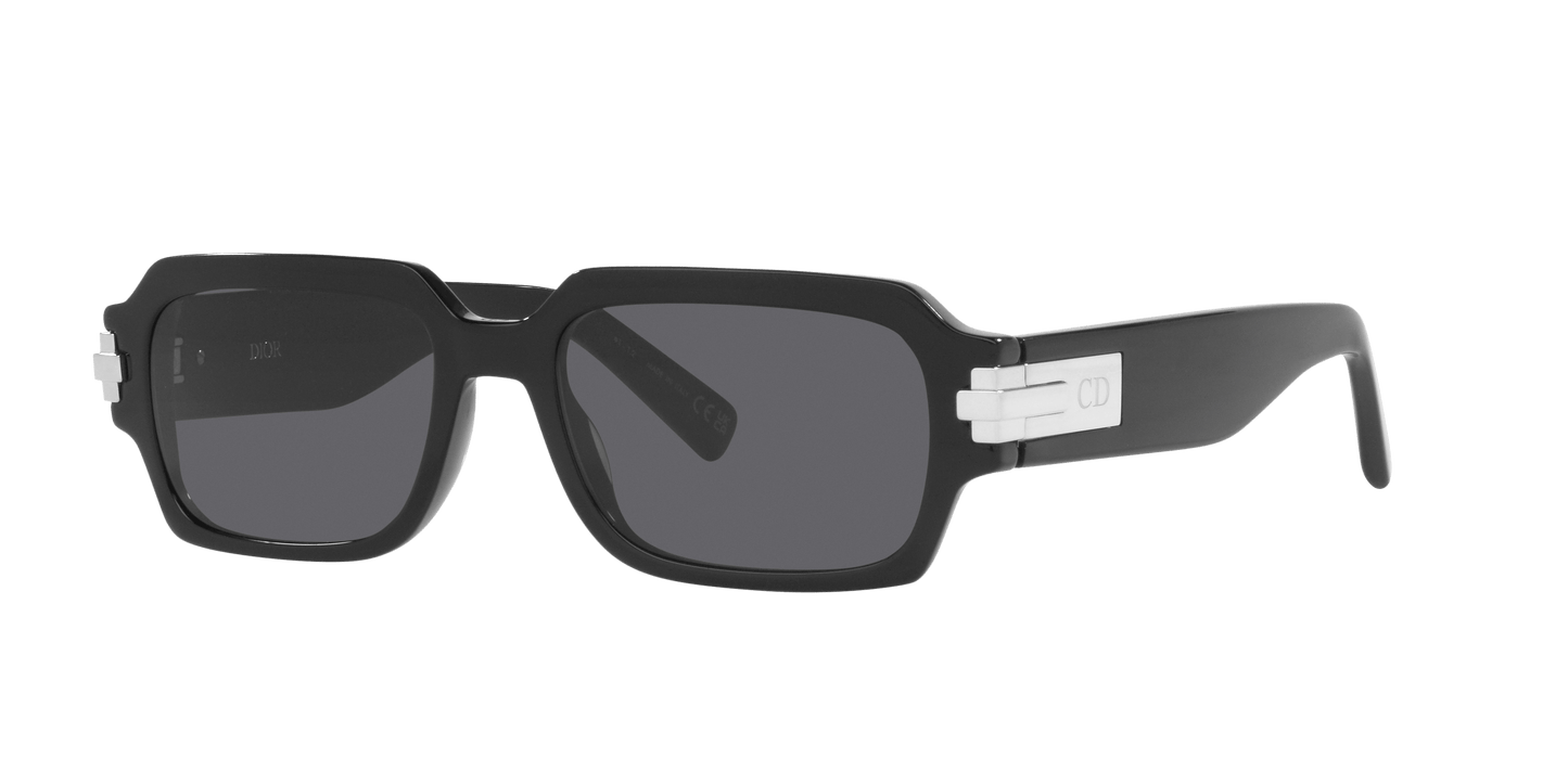 Dior Sunglasses Black Shiny-Smoke | Dior DiorBlackSuit XL S1I Black Shiny-Smoke