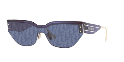 משקפי שמש של דיור כחול מבריק-כחול | Dior DiorClub M3U Blue Shiny-Blue