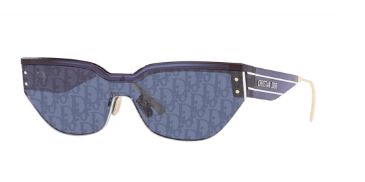 משקפי שמש של דיור כחול מבריק-כחול | Dior DiorClub M3U Blue Shiny-Blue