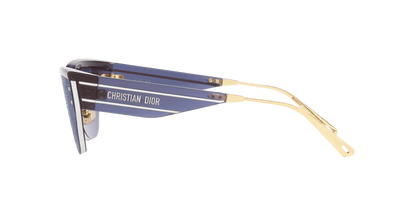 משקפי שמש של דיור כחול מבריק-כחול | Dior DiorClub M3U Blue Shiny-Blue