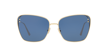 משקפי שמש של דיור זהב מבריק-כחול | Dior MissDior B2U Gold Shiny-Blue