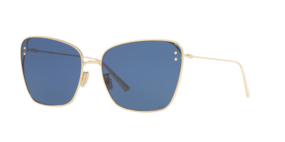 משקפי שמש של דיור זהב מבריק-כחול | Dior MissDior B2U Gold Shiny-Blue