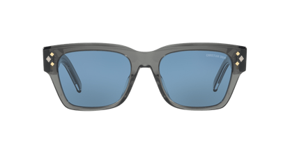 משקפי שמש של דיור כחול מבריק-סגול | Dior CD Diamond S2 Blue Shiny-Purple