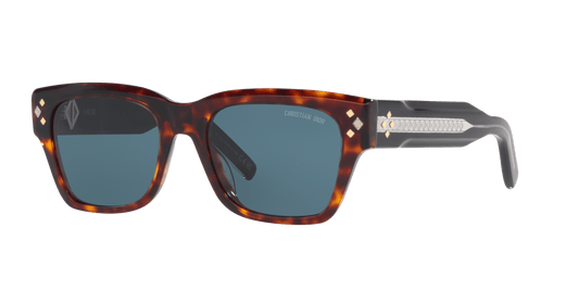 משקפי שמש של דיור צב-כחול | Dior CD Diamond S2I Tortoise-Blue