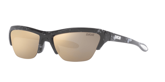 משקפי שמש של דיור שחור-סגול | Dior DiorBay S1U Black-Purple