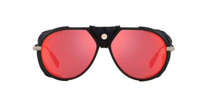 משקפי שמש של דיור מראה שחור מט-אדום | Dior DiorSnow A1I Black Matte-Red Mirror