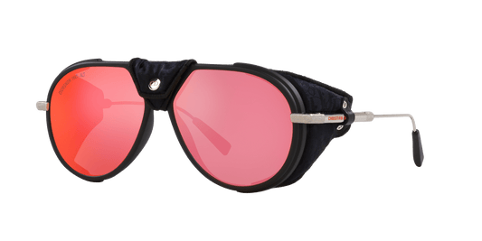 משקפי שמש של דיור מראה שחור מט-אדום | Dior DiorSnow A1I Black Matte-Red Mirror