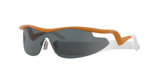 משקפי שמש של דיור כתום-עשן | Dior Runindior S1U Orange-Smoke