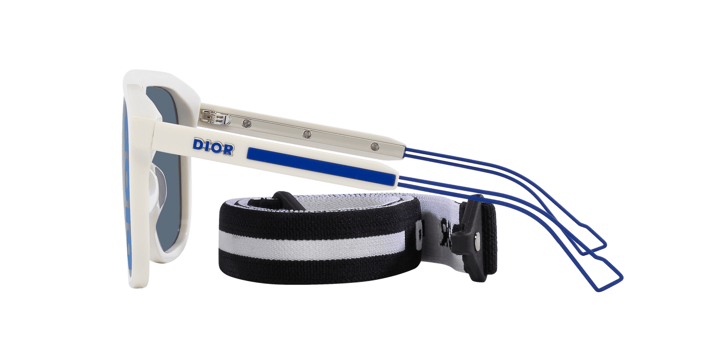 משקפי שמש של דיור שנהב-כחול | Dior Diorfastm1I Ivory-Blue