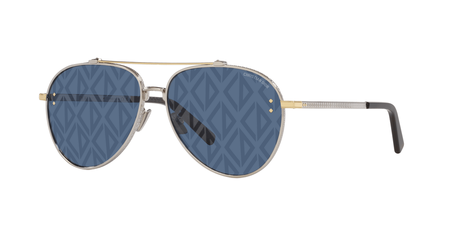 משקפי שמש של דיור אפור כחול | Dior CDdiamonda1U Grey-Blue
