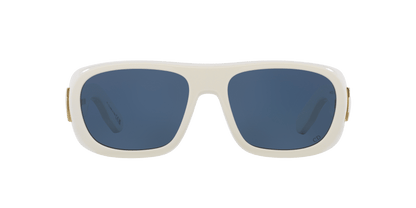 משקפי שמש של דיור שנהב-כחול | Dior Lady9522S1I Ivory-Blue