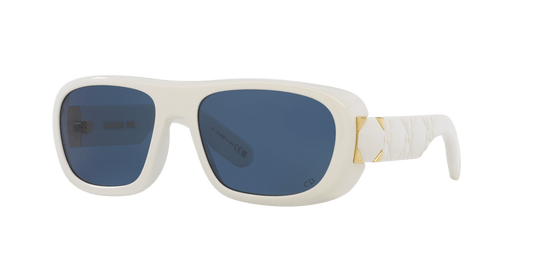 משקפי שמש של דיור שנהב-כחול | Dior Lady9522S1I Ivory-Blue