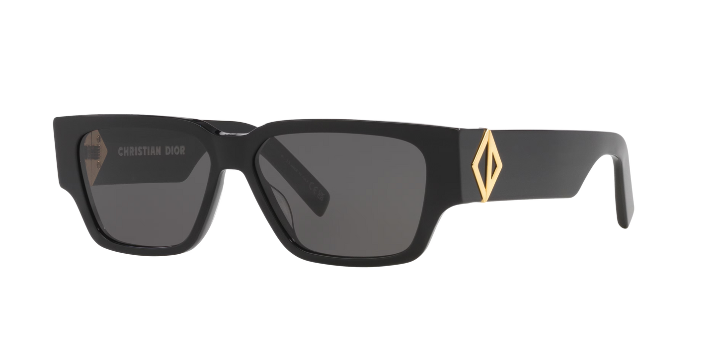משקפי שמש של דיור שחור-אפור | Dior CD Diamond S5I Black-Grey