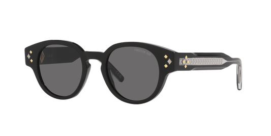 משקפי שמש של דיור שחור-אפור | Dior CD Diamond R2I Black-Grey