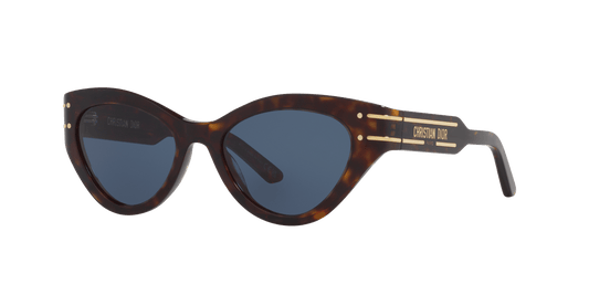משקפי שמש של דיור צב-כחול | Dior DiorSignature B7I Tortoise-Blue