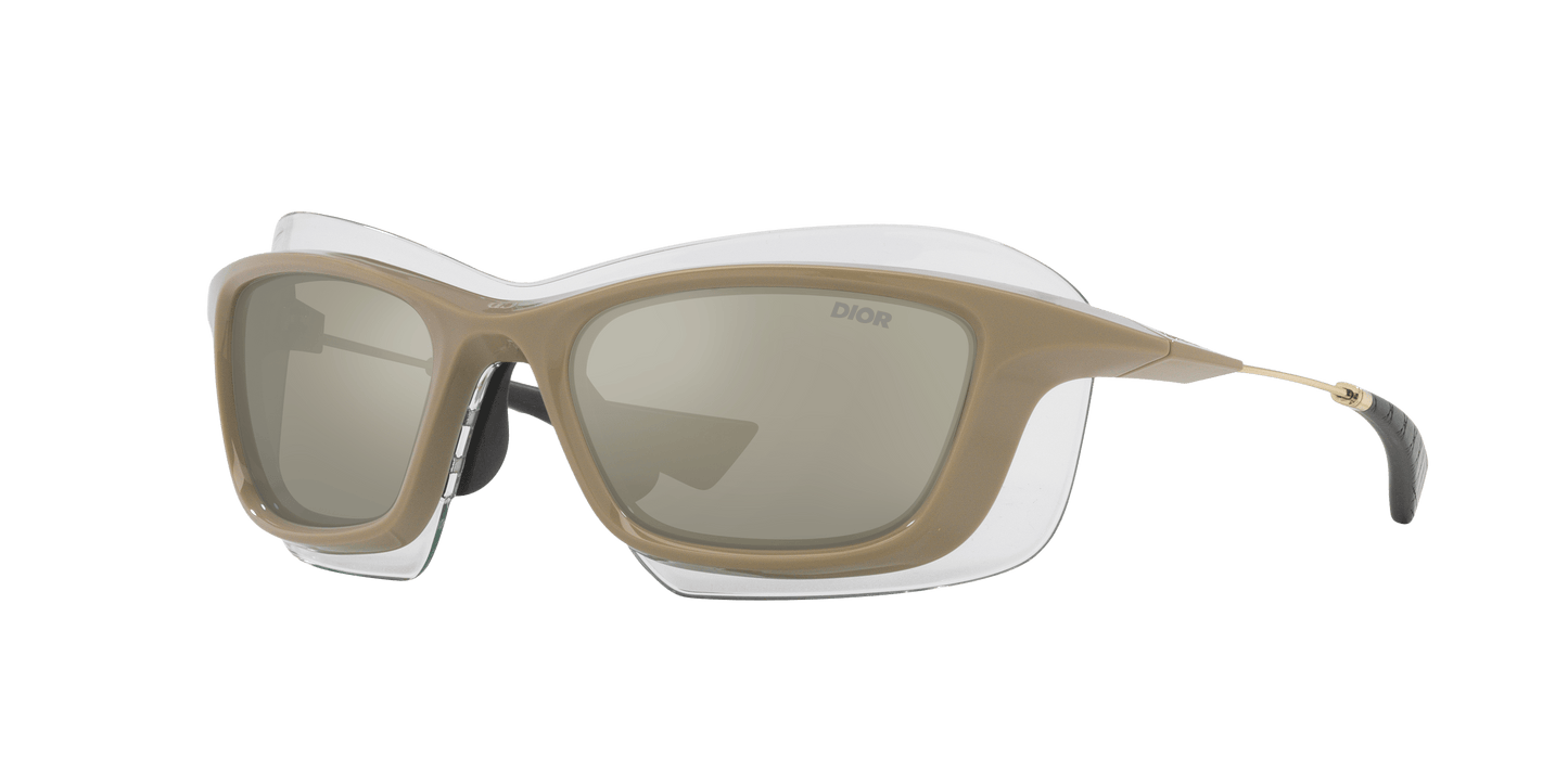 משקפי שמש של דיור חום-אפור | Dior Diorxplorer S1U Brown-Grey