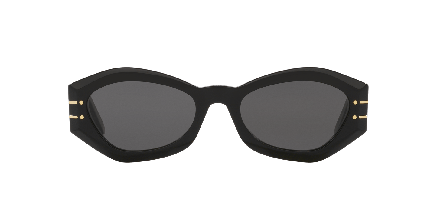 משקפי שמש של דיור שחור-אפור | Dior DiorSignature B1U Black-Grey