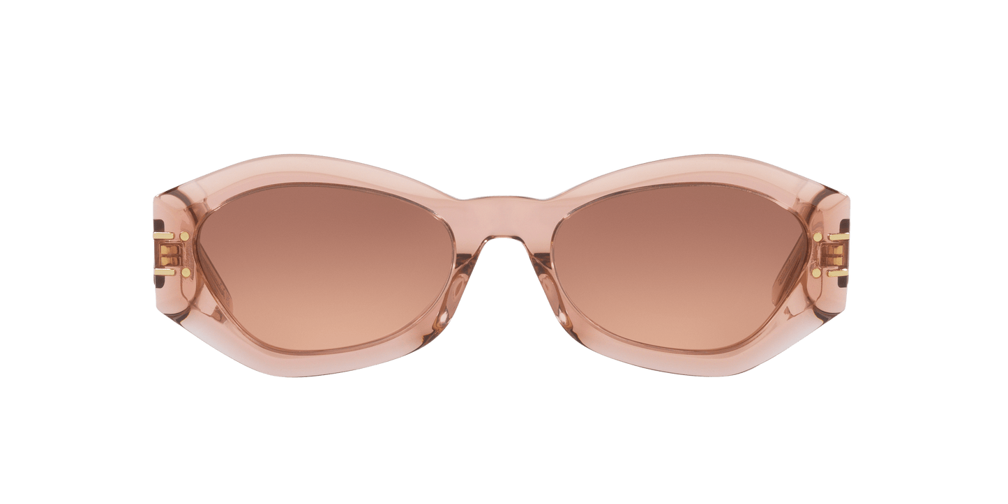 משקפי שמש של דיור ורוד-חום | Dior DiorSignature B1U Pink-Brown