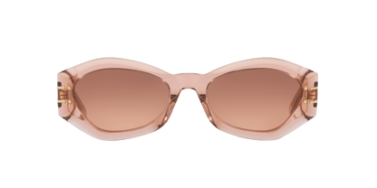 משקפי שמש של דיור ורוד-חום | Dior DiorSignature B1U Pink-Brown