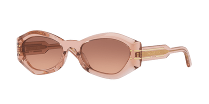 משקפי שמש של דיור ורוד-חום | Dior DiorSignature B1U Pink-Brown