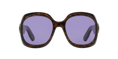 משקפי שמש של דיור צב-סגול | Dior Lady 9522 R2I Tortoise-Purple
