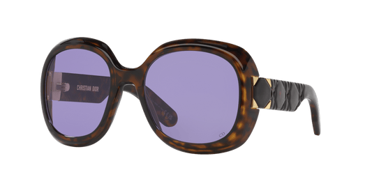 משקפי שמש של דיור צב-סגול | Dior Lady 9522 R2I Tortoise-Purple