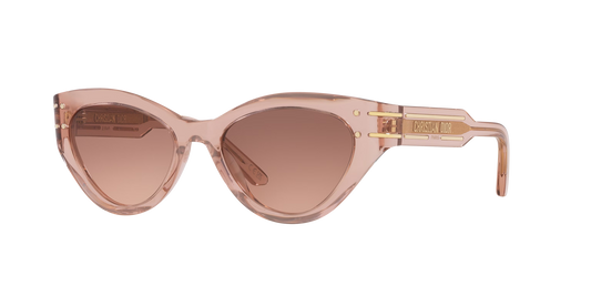 משקפי שמש של דיור ורוד-חום | Dior DiorSignature B7I Pink-Brown