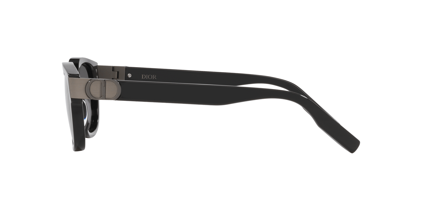 משקפי שמש של דיור שחור מבריק-אפור | Dior Cd Icon S1I Dm40122I Black Shiny-Grey