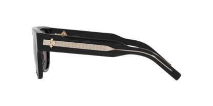 משקפי שמש של דיור שחור מבריק-אפור | Dior Cd Diamond S6I Dm40124I Black Shiny-Grey