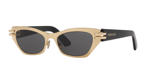 משקפי שמש של דיור זהב מבריק-אפור | Dior Cdior B3U Cd40143U Gold Shiny-Grey