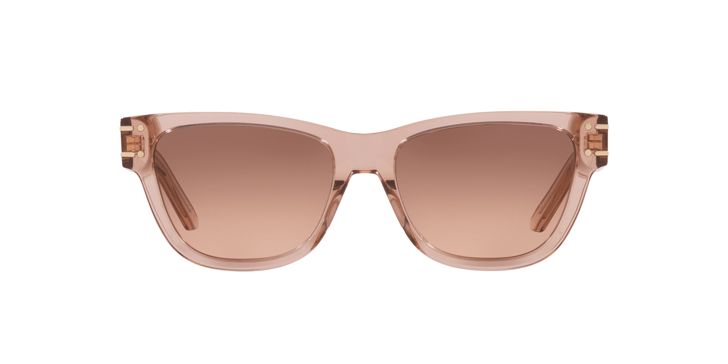 משקפי שמש של דיור ורוד-חום | Dior Diorsignature S6U Cd40145U Pink-Brown