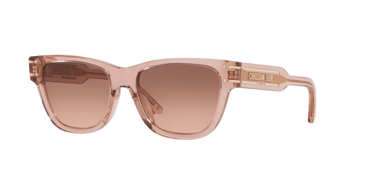 משקפי שמש של דיור ורוד-חום | Dior Diorsignature S6U Cd40145U Pink-Brown