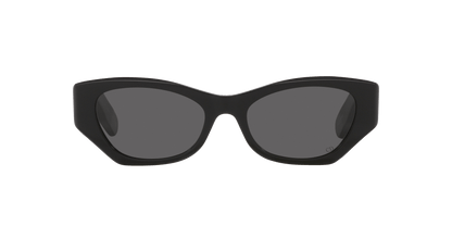 משקפי שמש של דיור שחור מבריק-אפור | Dior Lady 95.22 B1I Cd40147I Black Shiny-Grey