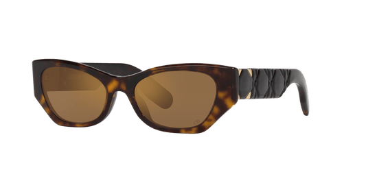 משקפי שמש של דיור צב-חום | Dior Lady 95.22 B1I Cd40147I Tortoise-Brown