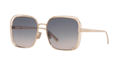 Dior Fildior S1U Cd40151U Gold Pink Shiny-Green Sunglasses