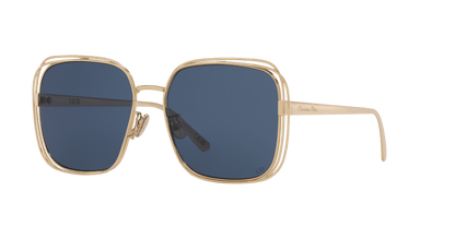 משקפי שמש של דיור זהב מבריק-כחול | Dior Fildior S1U Cd40151U Gold Shiny-Blue