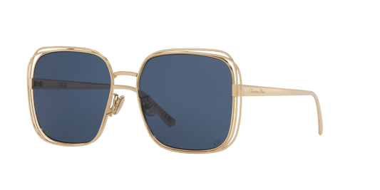 משקפי שמש של דיור זהב מבריק-כחול | Dior Fildior S1U Cd40151U Gold Shiny-Blue