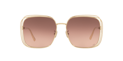 משקפי שמש של דיור זהב מבריק-חום | Dior Fildior S1U Cd40151U Gold Shiny-Brown