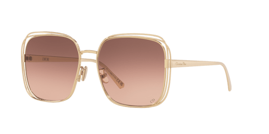 משקפי שמש של דיור זהב מבריק-חום | Dior Fildior S1U Cd40151U Gold Shiny-Brown