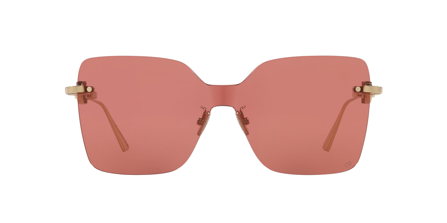 Dior Gold-Brown Sunglasses | Dior CD Chain M1U CD40153U Gold-Brown