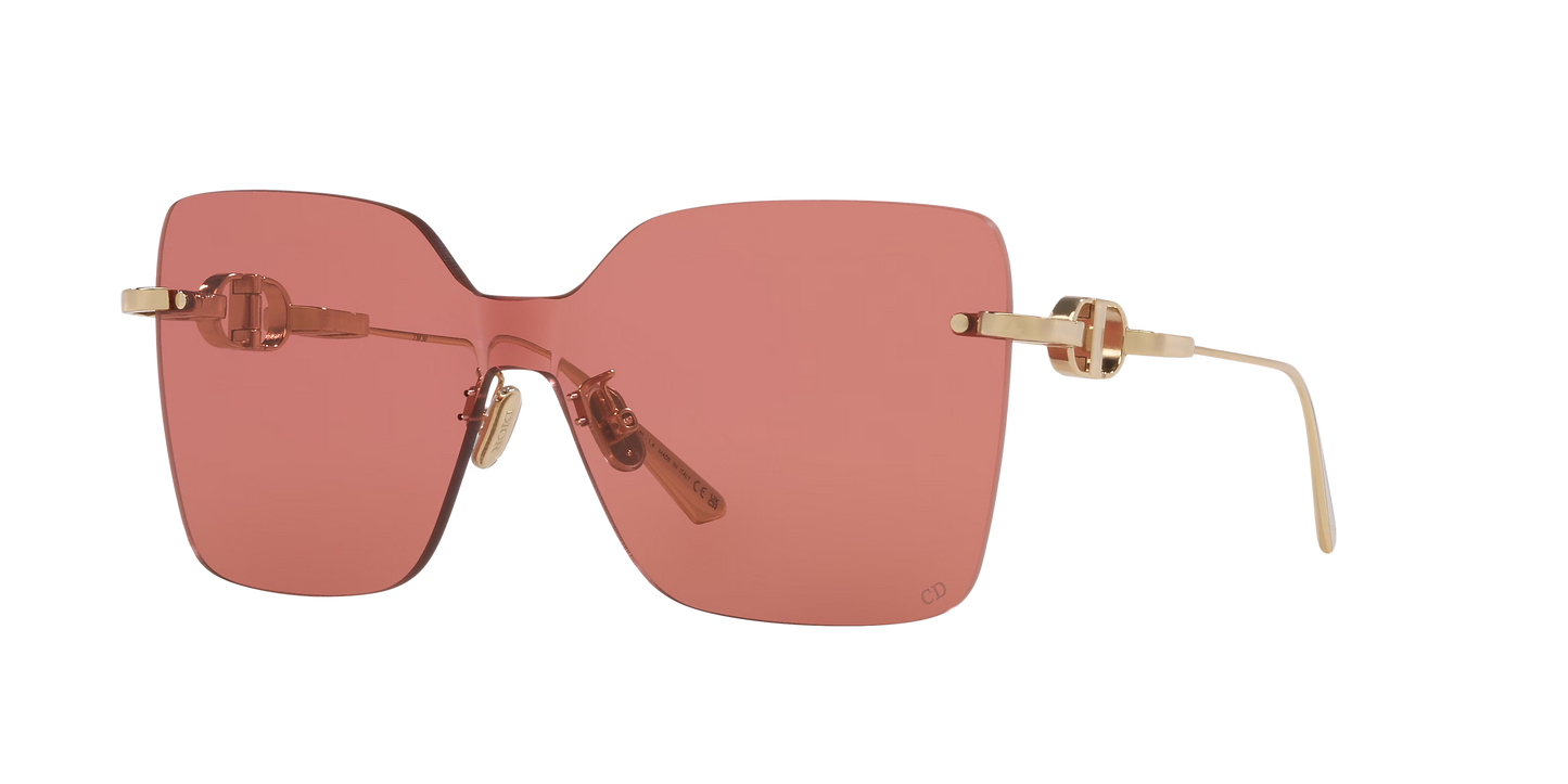 Dior Gold-Brown Sunglasses | Dior CD Chain M1U CD40153U Gold-Brown